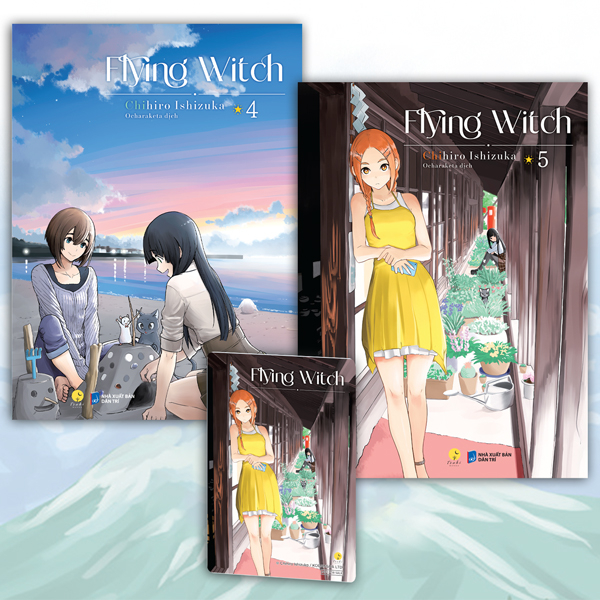 Bộ Manga - Flying Witch - Tập 4 + Tập 5 (Bộ 2 Tập) - Bản Đặc Biệt -  Tặng Kèm Postcard Bồi Cứng