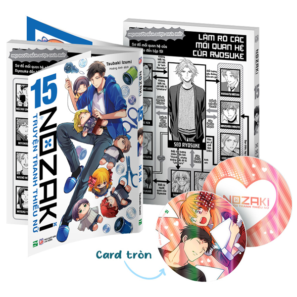 Nozaki & Truyện Tranh Thiếu Nữ - Tập 15 - Bản Đặc Biệt - Tặng Kèm Card Tròn