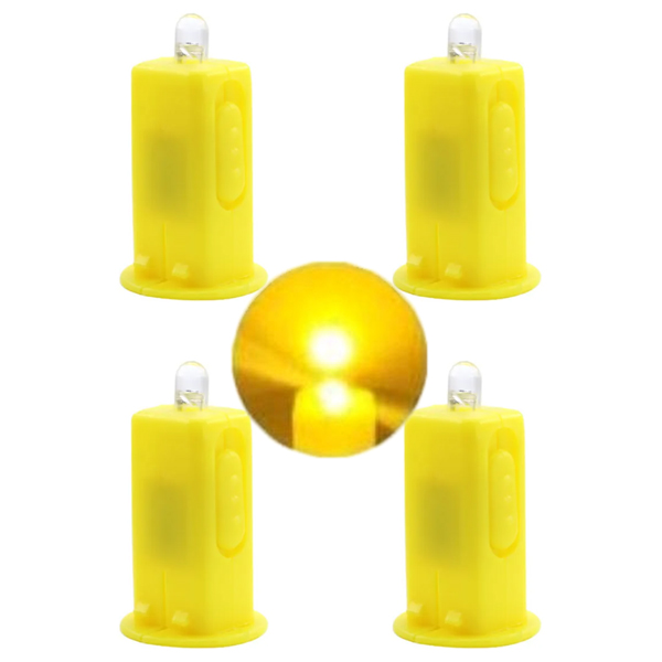 Bộ 4 Đèn Led Vàng Nhỏ Không Chớp Vinacraft (Đèn Gắn Lồng Đèn Trung Thu)