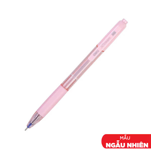 Bút Bi Bấm Xtream 0.7 mm - Deli EQ199-BL - Mực Xanh (Màu Thân Bút Giao Ngẫu Nhiên)