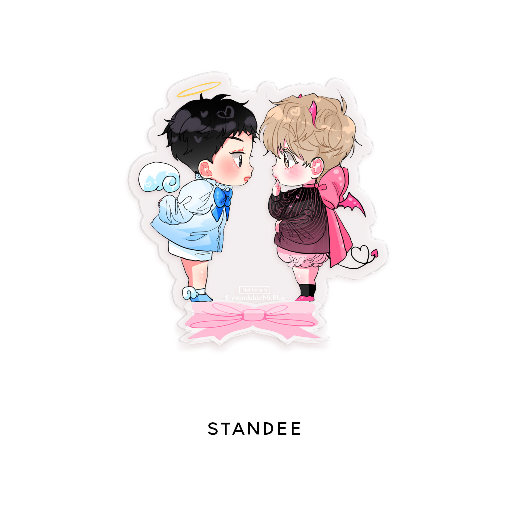 Quà Tặng Standee Acrylic - Tuyển Tập Tranh Chibi - Omega Của Anh - Bản Đặc Biệt