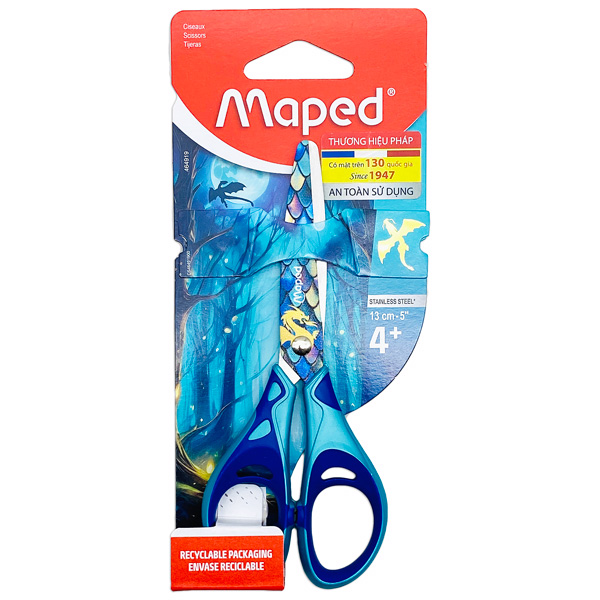 Kéo Học Sinh Họa Tiết Rồng 13 cm - Maped 464919