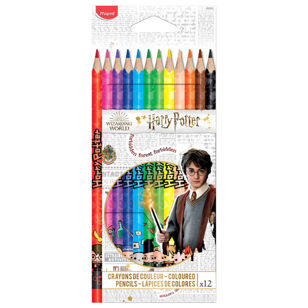 Hộp 12 Bút Chì Màu - Phiên Bản Harry Potter - Maped 832053