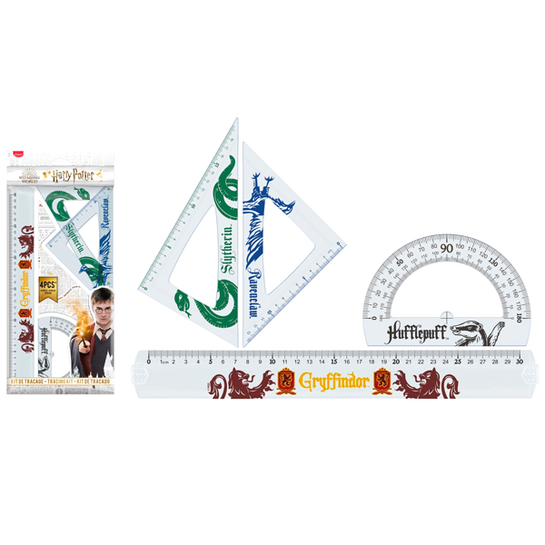 Bộ Thước Eke 4 Món Harry Potter 30 cm - Maped