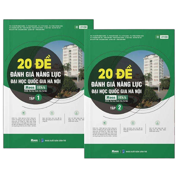 Sách Bộ Sách 20 Đề Đánh Giá Năng Lực Đại Học Quốc Gia Hà Nội - T - T. Pirogenko