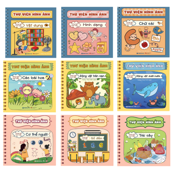 Sách Bộ Sách Thư Viện Hình Ảnh (Bộ 9 Cuốn) - Hoàng Thư