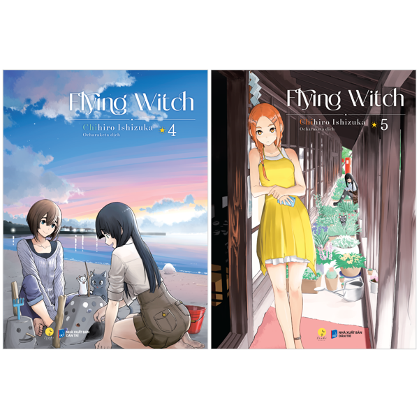 Bộ Manga - Flying Witch - Tập 4 + Tập 5 (Bộ 2 Tập)