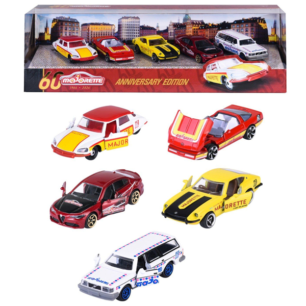 Bộ 5 Đồ Chơi Mô Hình Xe Anniversary Edition - Majorette 212054101