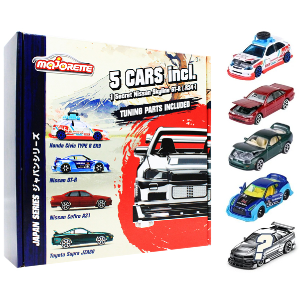 Bộ 5 Đồ Chơi Xe Mô Hình Japan Series Bonus Pack - Majorette 212051032 - Mẫu 1