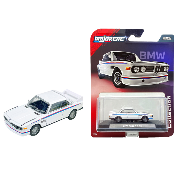 Bộ 5 Đồ Chơi Mô Hình Xe Collection Series - Majorette 8505001000 - 1975 BMW 3.0 CSL