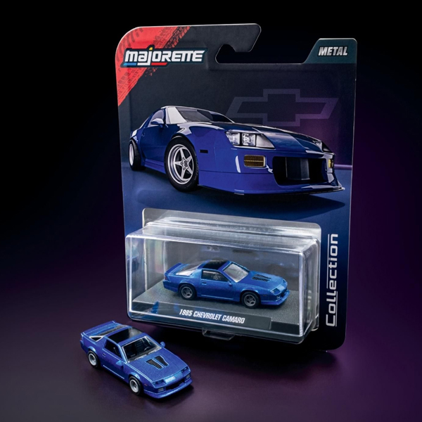 Bộ 5 Đồ Chơi Mô Hình Xe Collection Series - Majorette 8505001000 - 1985 Chevrolet Camaro