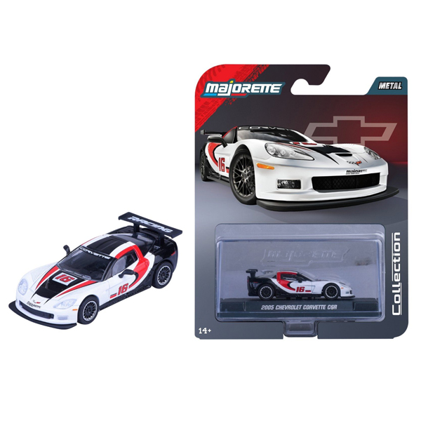 Bộ 5 Đồ Chơi Mô Hình Xe Collection Series - Majorette 8505001000 - 2005 Chevrolet Corvette C6R