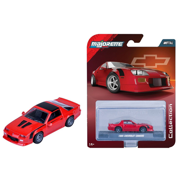 Bộ 5 Đồ Chơi Mô Hình Xe Collection Series - Majorette 8505001000 - 1985 Chevrolet Camaro