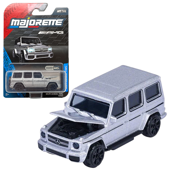 Đồ Chơi Mô Hình Xe Mercedes-AMG Premium Cars - Majorette 8502100001 - G 63 - Màu Bạc