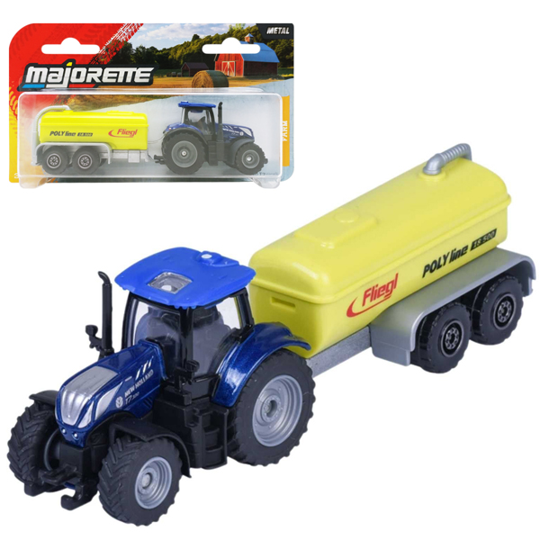 Đồ Chơi Mô Hình Xe Farm Trailer - Majorette 8503002000 - New Holland