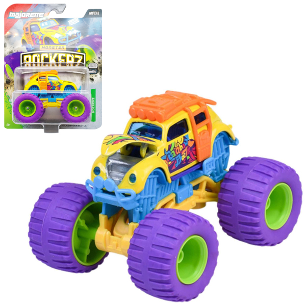 Đồ Chơi Mô Hình Xe Monster Rockerz - Majorette 8504001000 - Volkswagen Beetle