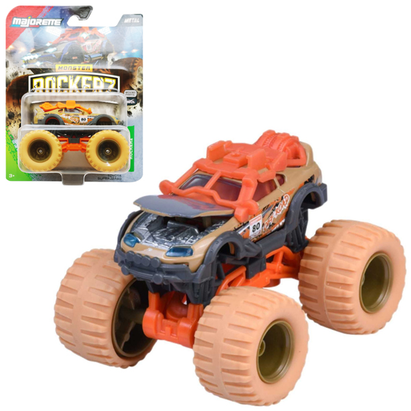 Đồ Chơi Mô Hình Xe Monster Rockerz - Majorette 8504001000 - Toyota Supra JZA80