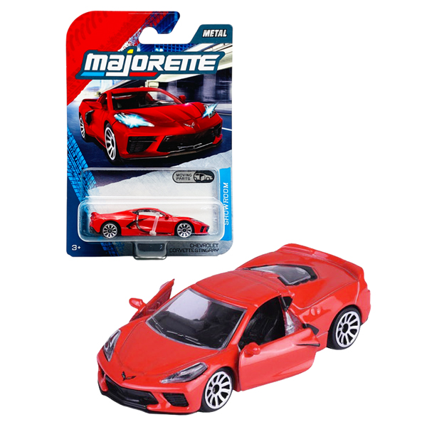 Đồ Chơi Mô Hình Xe Showroom Premium Cars - Majorette 8502000000 - Chevrolet Corvette Stingray