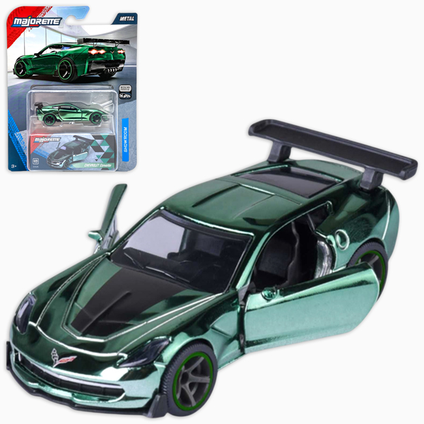 Đồ Chơi Mô Hình Xe Showroom Deluxe Cars - Majorette 8502001000 - Chevrolet Corvette