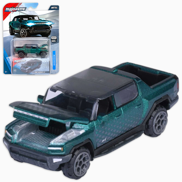 Đồ Chơi Mô Hình Xe Showroom Deluxe Cars - Majorette 8502001000 - GMC Hummer EV