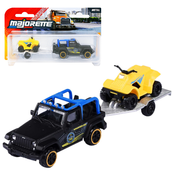 Đồ Chơi Mô Hình Xe City Trailer - Majorette 8503002001 - Jeep Wrangler