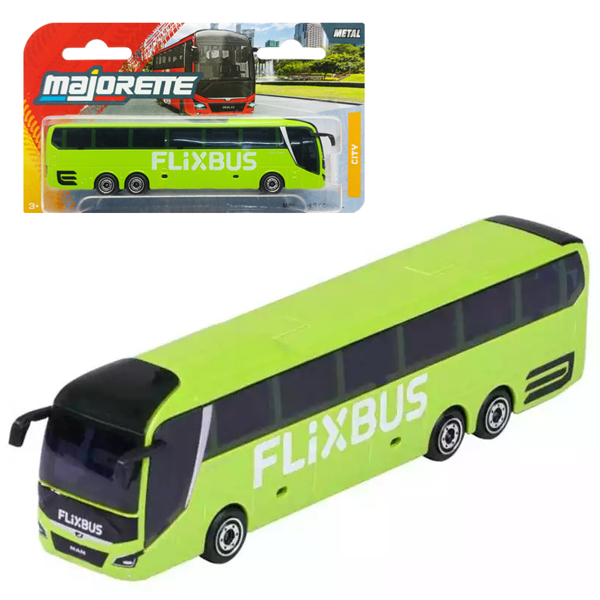 Đồ Chơi Mô Hình Xe City Man Bus - Majorette 8503002002 - Man Lion's Green