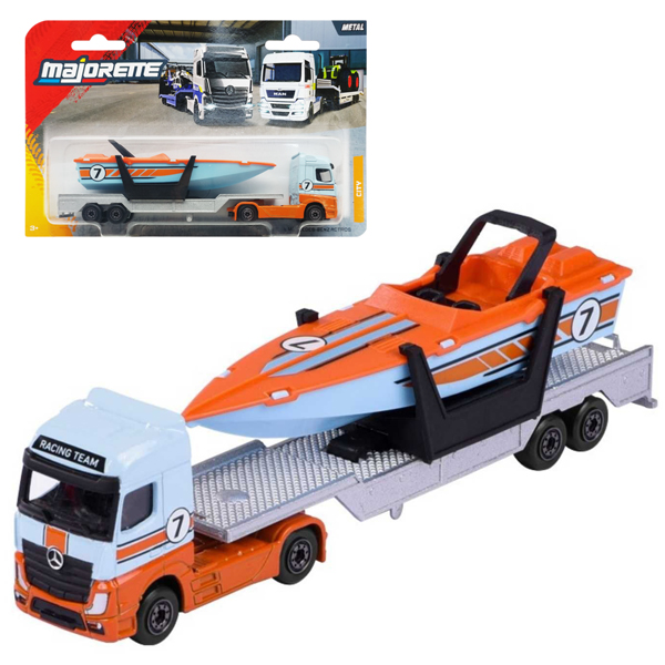 Đồ Chơi Mô Hình Xe City Transporter - Majorette 8503003000 - Mercedes Blue