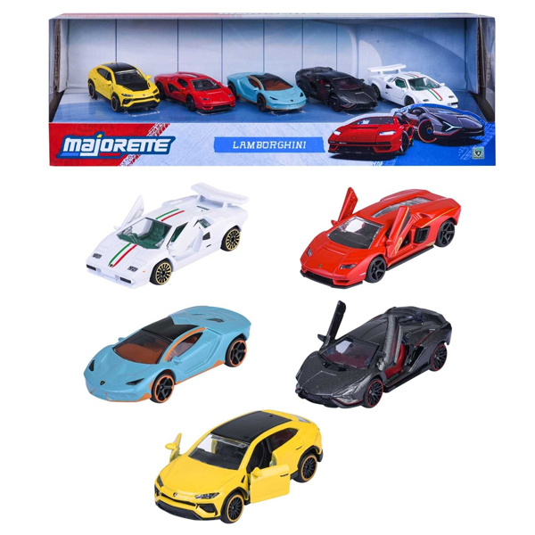 Bộ 5 Đồ Chơi Mô Hình Xe 5 Pieces Giftpack - Majorette 8502005000 - Lamborghini