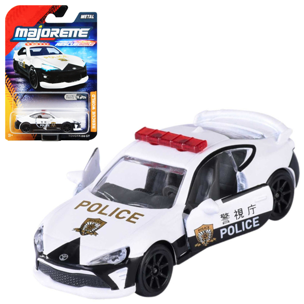 Đồ Chơi Mô Hình Xe Rescue World Premium Cars - Majorette 8503100001 - Toyota 86GT