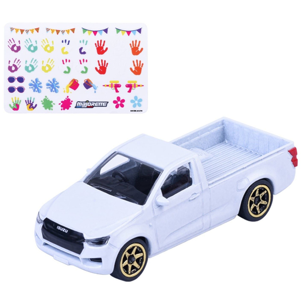 Đồ Chơi Mô Hình Xe Isuzu D-Max Classic Edition - Majorette 8502100000STH - Màu Trắng