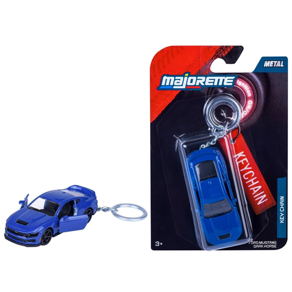 Móc khóa Mô Hình Xe Majorette - Ford Mustang Dark Horse