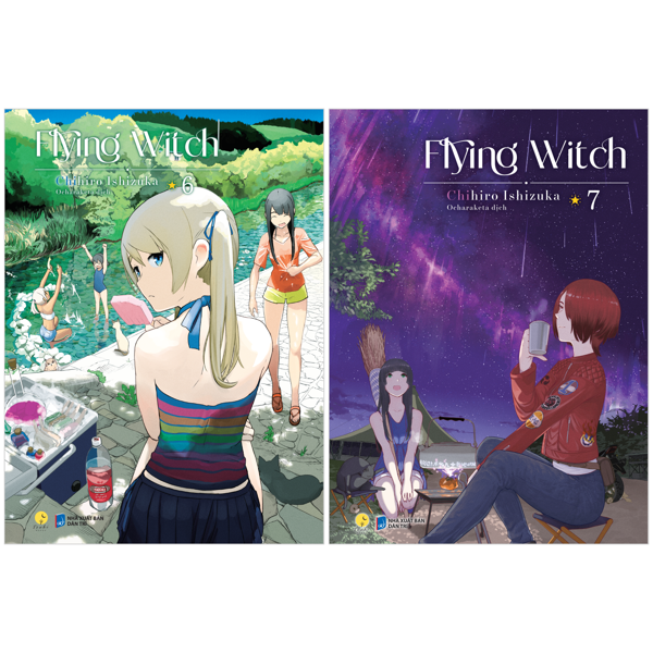 Bộ Manga - Flying Witch - Tập 6 + Tập 7 (Bộ 2 Tập)