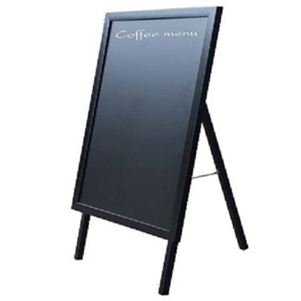 Bảng Menu Cà Phê 1 - Mặt Khung Gỗ Có Chân - 80 x 60 cm - Bavico - Màu Đen