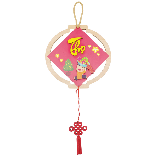Bảng Gỗ Treo Tường Trang Trí Tết - Bách Mộc T26 - Thọ