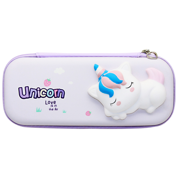 Bóp Viết Vải Unicorn Tím - 7296