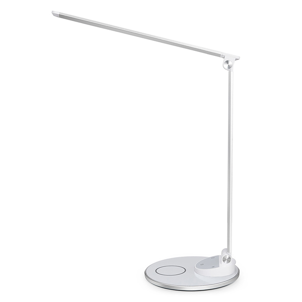 Đèn LED Chống Cận Kiêm Sạc Không Dây Workpro 7W - Taotronics WP-2000S - Màu Bạc