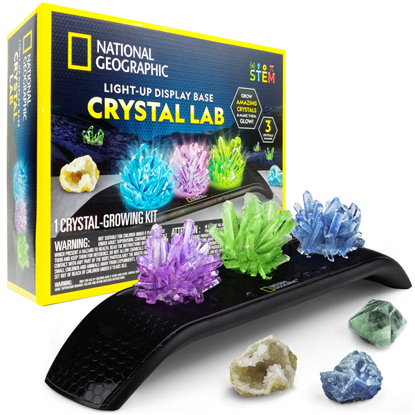 Đồ Chơi Bộ Thí Nghiệm Trồng Tinh Thể Với Đế Phát Sáng Nat Geo - National Geographic NGLITCRYSTALINT