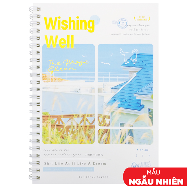Sổ Lò Xo A5 - Kẻ Ngang - 80 Trang 80gsm - Depai A5-2121-126 (Mẫu Bìa Giao Ngẫu Nhiên)