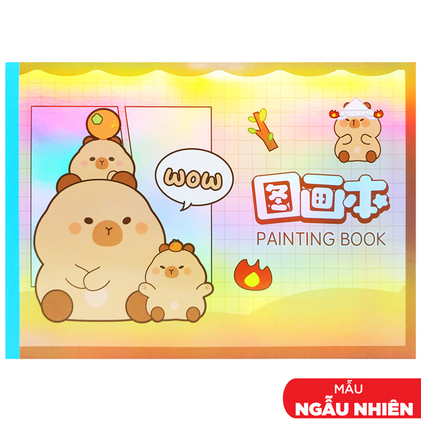 Tập Vẽ Capybara A4 - 80gsm - Depai A4-2010-2 (20 Tờ) (Mẫu Bìa Giao Ngẫu Nhiên)