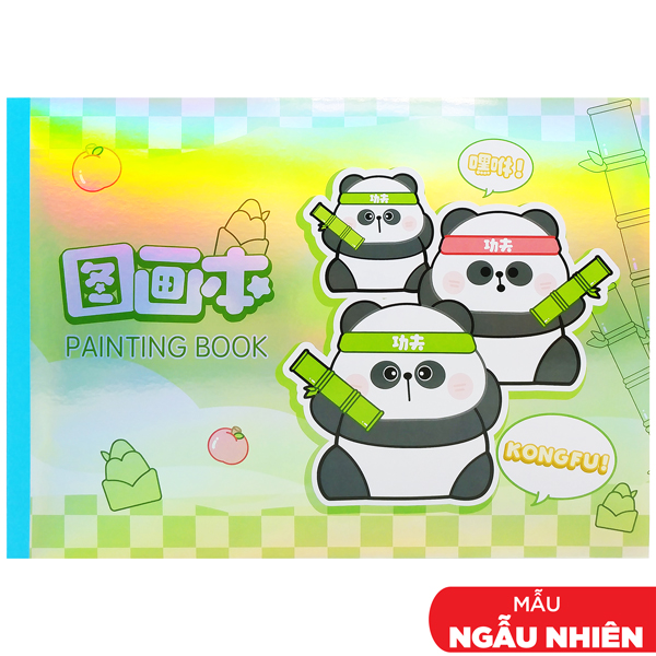 Tập Vẽ Panda A4 - 80gsm - Depai A4-2010-1 (20 Tờ) (Mẫu Bìa Giao Ngẫu Nhiên)