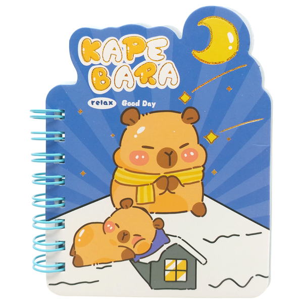 Sổ Lò Xo Teen Capybara A7 - 120 Trang 80gsm - Depai A7-110-5 - Màu Xanh Dương