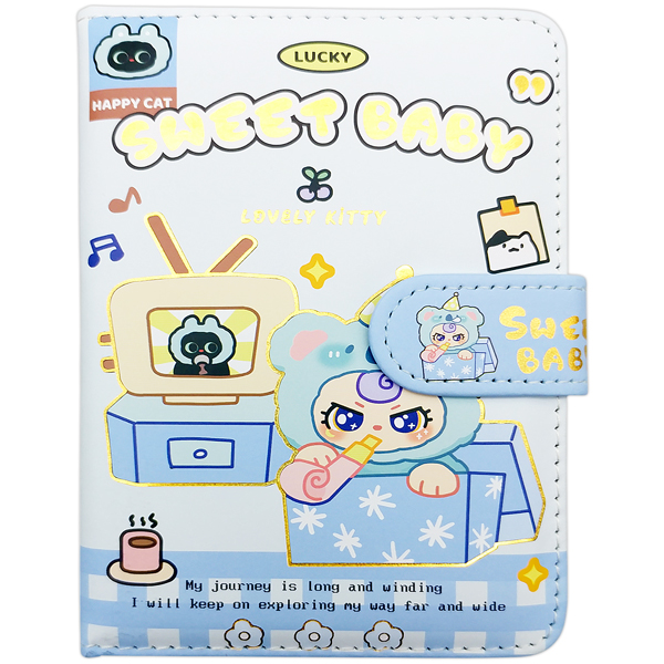 Sổ Teen Baby Three Có Nút Gài - 264 Trang 80gsm - Depai 50K1006-64 - Mẫu 2