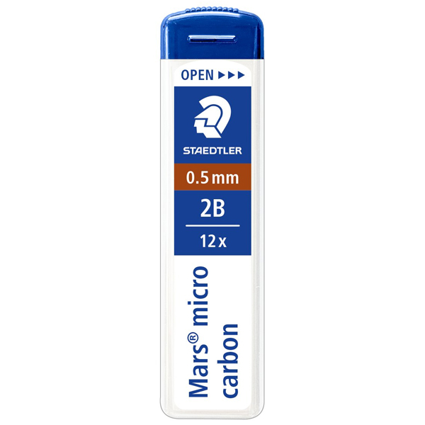 Ruột Chì 2B 0.5 mm Mars Micro Carbon - Staedtler 250-05-2B