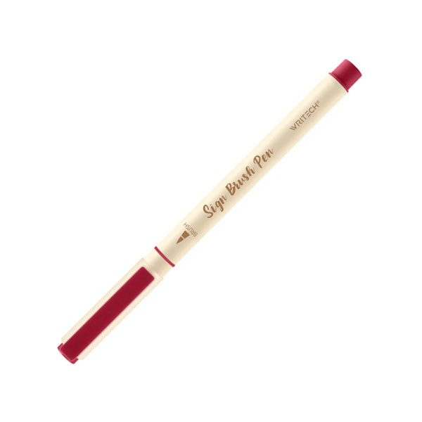 Bút Lông Brush Sign Pen 1 mm - Luyện Calligraphy - Thư Pháp - Writech W827 - Maple