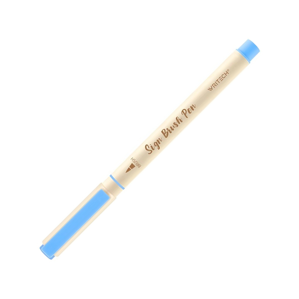 Bút Lông Brush Sign Pen 1 mm - Luyện Calligraphy - Thư Pháp - Writech W827 - Violet Blue