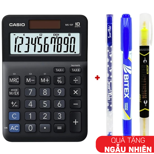 Máy Tính Văn Phòng Casio MS - 10F - Kèm Quà Chất