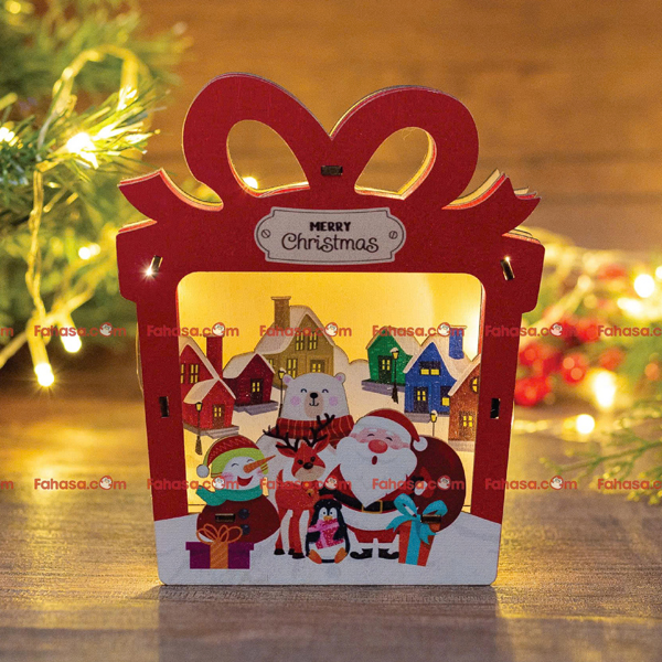 Đèn Gỗ Trang Trí Giáng Sinh - Bách Mộc - Hộp Quà Ngôi Nhà