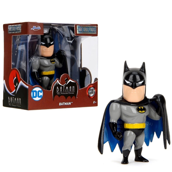 Đồ Chơi Mô Hình Sưu Tầm Nhân Vật DC Comics 2.5 Inch Metalfigs Single Pack Series 1 - Jada Toys 85142 - Batman The Animated Series - Batman