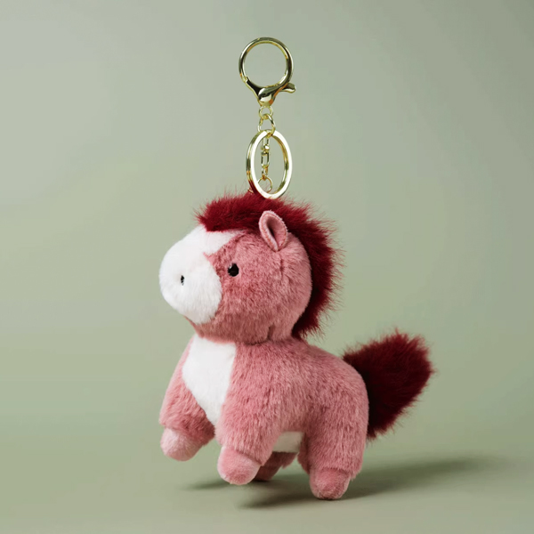 Móc Khóa Thú Bông Horse - HGT-20 - Màu Hồng