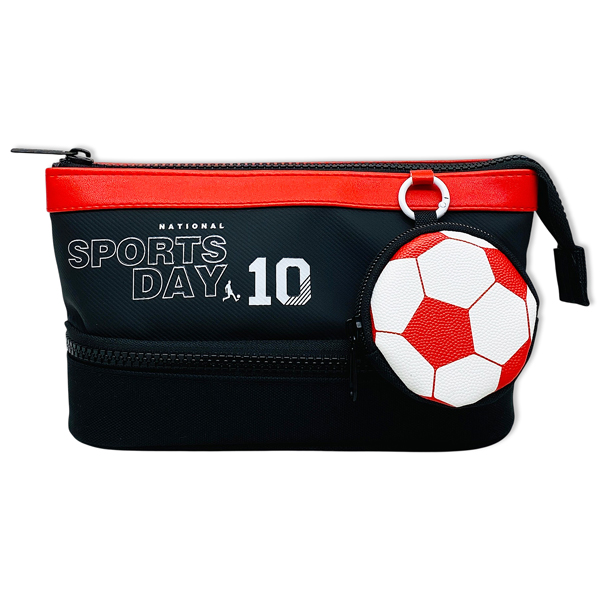 Bóp Viết Vải Sports Day - Yescholar 9304 - Màu Đỏ Đen